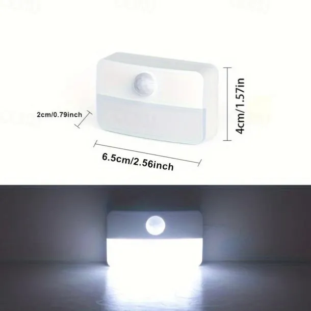 LED Motion Sensor Night Light, Indoor LED Night Read Light Battery Operated Night Light Motion Sensor Light Indoor for Bedroom, Kitchen, Stairs, Hallway, Office