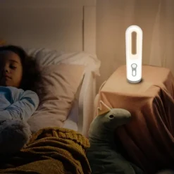 LED Motion Sensor Night Light 2 in 1 Portable Flashlight With Dusk To Dawn Sensor For Bedroom Bathroom Reading Camping