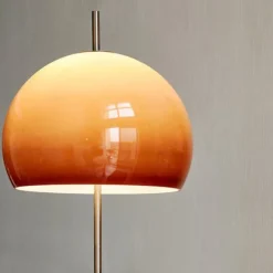 LED Mushroom Floor Lamp, Mid-Century Modern Light for Bedroom, Bright LED Standing Lamp for Office, Modern Living Room Decor 110-240V