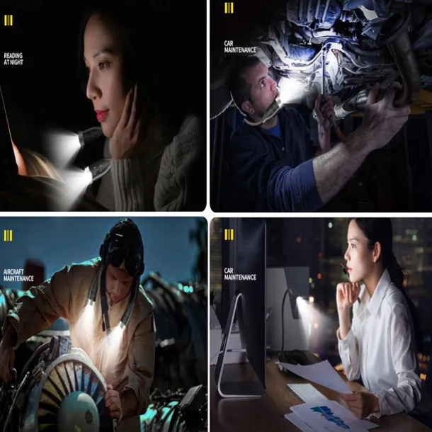 LED Neck Reading Lights Book Lights Flexible Handsfree Hug Reading Lamp Novelty Led Night Light Flashlight