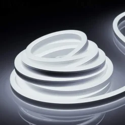 LED Neon Rope Lights 5M 16.4Ft, 12V Flexible IP65 Waterproof Silicone Neon Strip Lights, Ideal for Bedroom, Kitchen, Indoor/Outdoor Decoration (Power Adapter Not Included)