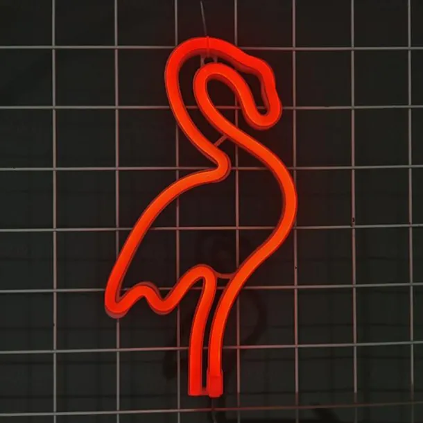 LED Neon Signs for Girls Room Decor Neon Signs Wall Light Desk Lamps Battery USB Operation Night Lights with Pedestal Pink Bar Bedroom Party Christmas