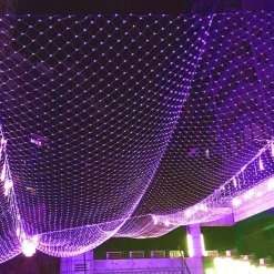 LED Net Mesh Fairy String Light 8*10 6*4M Flexible Window Curtain Holiday Lights for Party Yard Garden Colorful Decoration Lighting 96/200/672/2600 LEDs