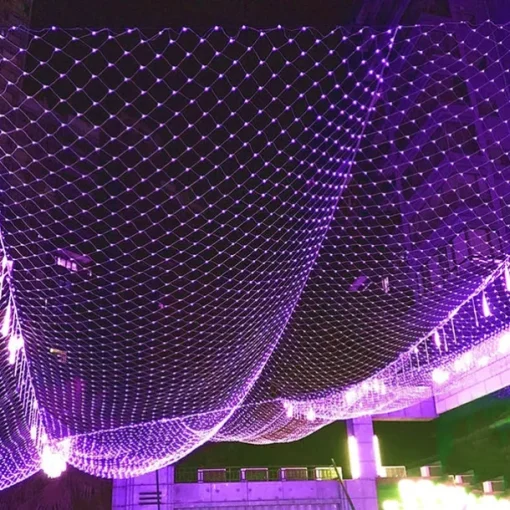 LED Net Mesh Fairy String Light 8*10 6*4M Flexible Window Curtain Holiday Lights for Party Yard Garden Colorful Decoration Lighting 96/200/672/2600 LEDs