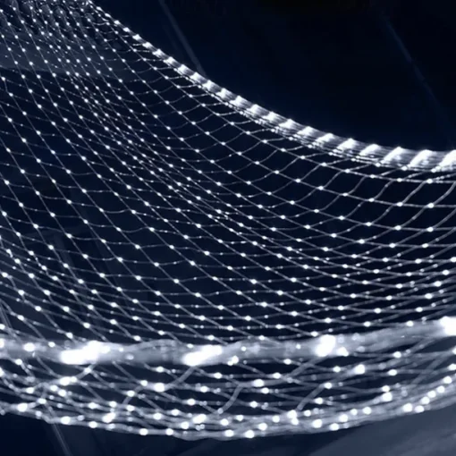 LED Net Mesh Fairy String Light 8*10 6*4M Flexible Window Curtain Holiday Lights for Party Yard Garden Colorful Decoration Lighting 96/200/672/2600 LEDs