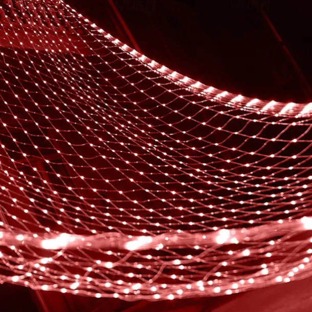 LED Net Mesh Fairy String Light 8*10 6*4M Flexible Window Curtain Holiday Lights for Party Yard Garden Colorful Decoration Lighting 96/200/672/2600 LEDs