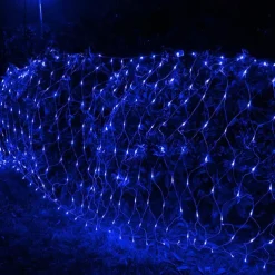 LED Net Mesh Fairy String Light 8*10 6*4M Flexible Window Curtain Holiday Lights for Party Yard Garden Colorful Decoration Lighting 96/200/672/2600 LEDs