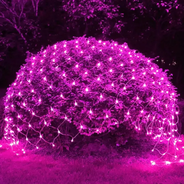 LED Net Mesh Fairy String Light 8*10 6*4M Flexible Window Curtain Holiday Lights for Party Yard Garden Colorful Decoration Lighting 96/200/672/2600 LEDs