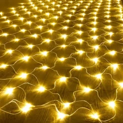 LED Net Mesh Fairy String Light 8*10 6*4M Flexible Window Curtain Holiday Lights for Party Yard Garden Colorful Decoration Lighting 96/200/672/2600 LEDs