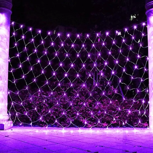 LED Net Mesh Fairy String Light 8*10 6*4M Flexible Window Curtain Holiday Lights for Party Yard Garden Colorful Decoration Lighting 96/200/672/2600 LEDs