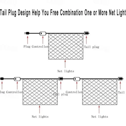 LED Net Mesh Fairy String Light 8*10 6*4M Flexible Window Curtain Holiday Lights for Party Yard Garden Colorful Decoration Lighting 96/200/672/2600 LEDs