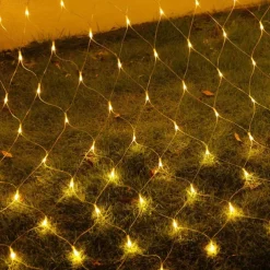 LED Net Mesh Fairy String Light 8*10 6*4M Flexible Window Curtain Holiday Lights for Party Yard Garden Colorful Decoration Lighting 96/200/672/2600 LEDs