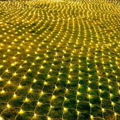 LED Net Mesh Fairy String Light 8*10 6*4M Flexible Window Curtain Holiday Lights for Party Yard Garden Colorful Decoration Lighting 96/200/672/2600 LEDs
