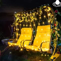 LED Net Night Lights 1.5x1.5M 3x2M 220V Wedding Christmas Fairy String Light Outdoor Waterproof Party Holiday Decor Mesh Lights with Tail Plug