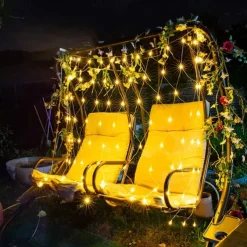LED Net Night Lights 1.5x1.5M 3x2M 220V Wedding Christmas Fairy String Light Outdoor Waterproof Party Holiday Decor Mesh Lights with Tail Plug