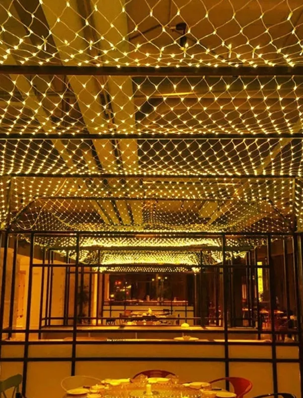 LED Net String Light IP65 6Mx4M 3Mx2M Led Flexible Christmas Net Fairy String Light 880Led 200Led Mesh String Light for Garden Yard Colorful Decoration EU US UK Plug AC110V 220V 230V