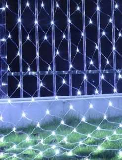 LED Net String Light IP65 6Mx4M 3Mx2M Led Flexible Christmas Net Fairy String Light 880Led 200Led Mesh String Light for Garden Yard Colorful Decoration EU US UK Plug AC110V 220V 230V