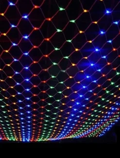 LED Net String Light IP65 6Mx4M 3Mx2M Led Flexible Christmas Net Fairy String Light 880Led 200Led Mesh String Light for Garden Yard Colorful Decoration EU US UK Plug AC110V 220V 230V