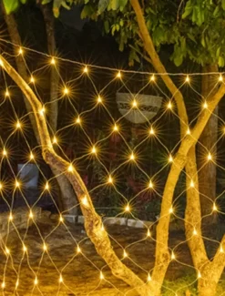 LED Net String Light IP65 6Mx4M 3Mx2M Led Flexible Christmas Net Fairy String Light 880Led 200Led Mesh String Light for Garden Yard Colorful Decoration EU US UK Plug AC110V 220V 230V