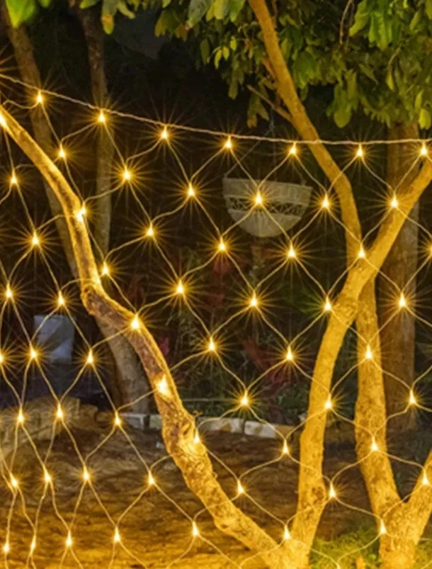 LED Net String Light IP65 6Mx4M 3Mx2M Led Flexible Christmas Net Fairy String Light 880Led 200Led Mesh String Light for Garden Yard Colorful Decoration EU US UK Plug AC110V 220V 230V