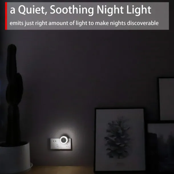 LED Night Light Dusk To Dawn Sensor Smart Wall Night Light For Bathroom Bedroom Home Kitchen Corridor Energy Saving