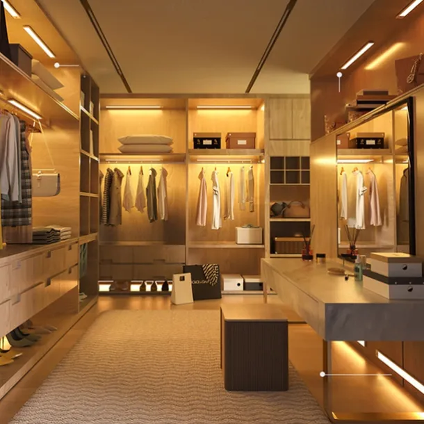 LED Night Light PIR Motion Sensor USB Rechargeable 10/20/30/50cm Closet Kitchen Cabinet Corridor Stair Lights Wireless Night Lamp