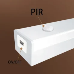 LED Night Light PIR Motion Sensor USB Rechargeable 10/20/30/50cm Closet Kitchen Cabinet Corridor Stair Lights Wireless Night Lamp