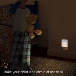 LED Night Light Smart Motion Sensor Dimmable Emergency Lamp White Warm Lamp Bedroom Living Room Study Bedside Kitchen Light