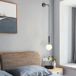 LED Nordic Style Wall Lamps Wall Sconces Living Room Bedroom Aluminum Wall Light 220-240V