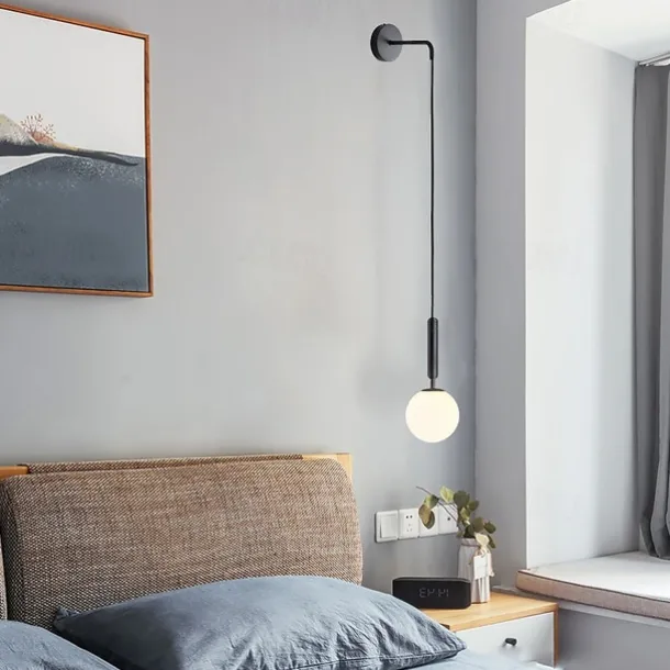 LED Nordic Style Wall Lamps Wall Sconces Living Room Bedroom Aluminum Wall Light 220-240V