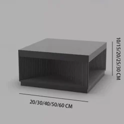 LED Outdoor Post Lights Warm White 20/30/40cm Nordic Style Outdoor Column Lights Fence Post Cap Lights Waterproof IP54 for Deck Suitable for Door Stone Pillars Garden lamp Post 85-265V