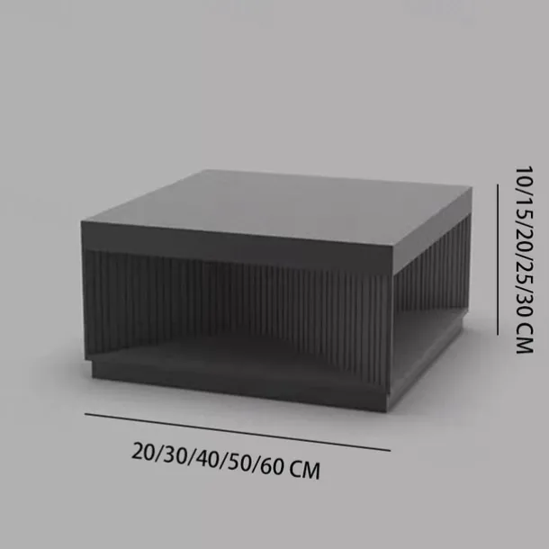 LED Outdoor Post Lights Warm White 20/30/40cm Nordic Style Outdoor Column Lights Fence Post Cap Lights Waterproof IP54 for Deck Suitable for Door Stone Pillars Garden lamp Post 85-265V