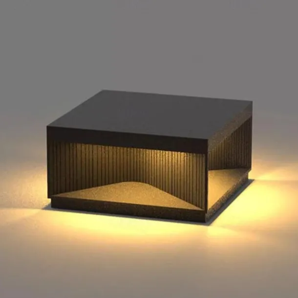 LED Outdoor Post Lights Warm White 20/30/40cm Nordic Style Outdoor Column Lights Fence Post Cap Lights Waterproof IP54 for Deck Suitable for Door Stone Pillars Garden lamp Post 85-265V