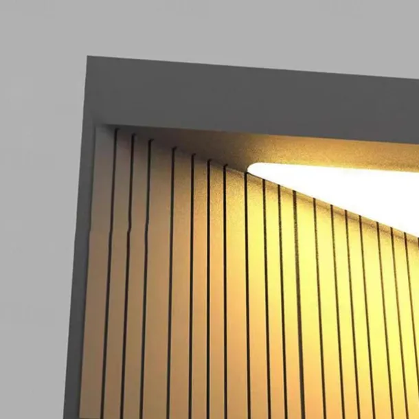 LED Outdoor Post Lights Warm White 20/30/40cm Nordic Style Outdoor Column Lights Fence Post Cap Lights Waterproof IP54 for Deck Suitable for Door Stone Pillars Garden lamp Post 85-265V