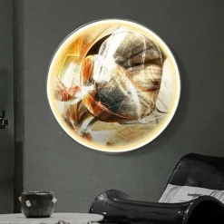 Led Painting Indoor Creative Modern Nordic Style Indoor Wall Lights Bedroom Dining Room Metal Wall Light IP20 110-120V 220-240V