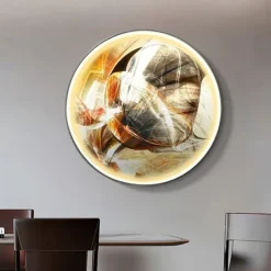 Led Painting Indoor Creative Modern Nordic Style Indoor Wall Lights Bedroom Dining Room Metal Wall Light IP20 110-120V 220-240V