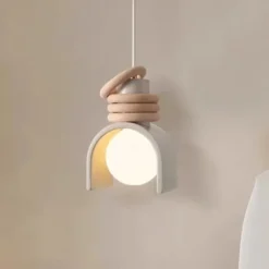 LED Pendant lamp Warm White Pendant lamp Metal Hanging lamp Height Adjustable Ceiling Pendant lamp Bedroom Bar Cafe Office Table Hanging Lamps 110-240V
