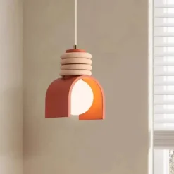 LED Pendant lamp Warm White Pendant lamp Metal Hanging lamp Height Adjustable Ceiling Pendant lamp Bedroom Bar Cafe Office Table Hanging Lamps 110-240V