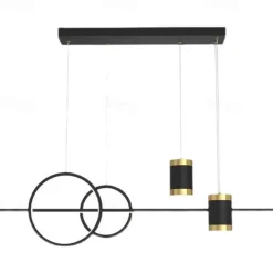 LED Pendant Light 100 cm Dimmable Cluster Design Geometric Shapes Pendant Light PVC Classic Stylish Zinc Alloy Contemporary Modern 110-240V