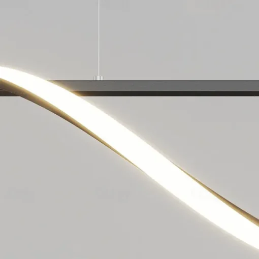 LED Pendant Light 100 cm Island Lights Dimmable Line Design Aluminum Stylish Minimalist Painted Finishes Dining Room Kitchen Lights 110-240V