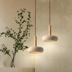 LED Pendant Light 15 cm 1-Light 3-Light 3 Light Color Pendant Lantern Design Pendant Light Wood Geometrical Vintage Living Room Bedroom Dining Room 110-240V