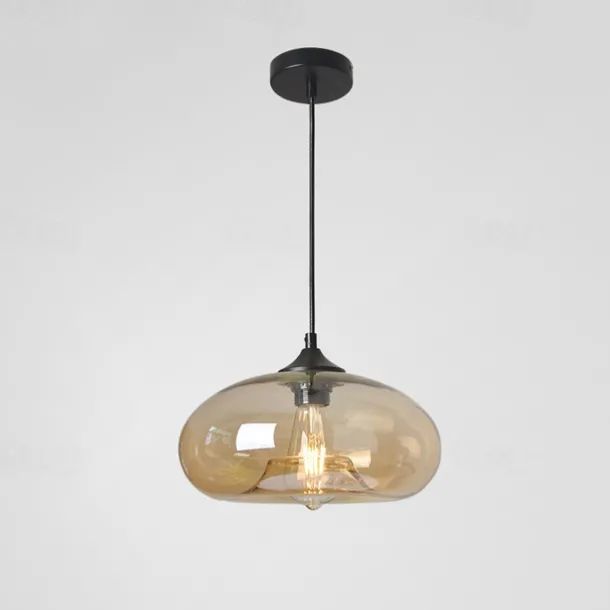 LED Pendant Light 28 cm Single Design Pendant Light Glass Electroplated Modern Nordic Style 110-240 V