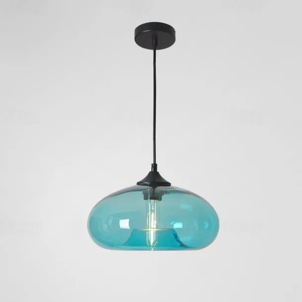 LED Pendant Light 28 cm Single Design Pendant Light Glass Electroplated Modern Nordic Style 110-240 V