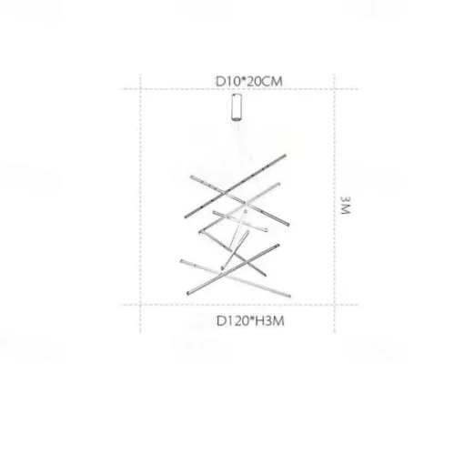 LED Pendant Light 3/5/7/9 Heads Cluster Design Sputnik Design Chandeliers for Dining Room Bedroom Pendant Lamps 110-240V ONLY DIMMABLE WITH REMOTE CONTROL