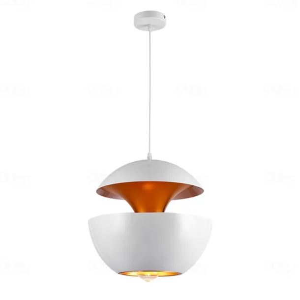 LED Pendant Light Ceiling Lamp 25cm 35cm Round Simple Design Black Gold WhiteGold E27/E26 I LED Lamp Restaurant Ceiling Lamp Study Bar Bedroom Lamp AC220V AC110V