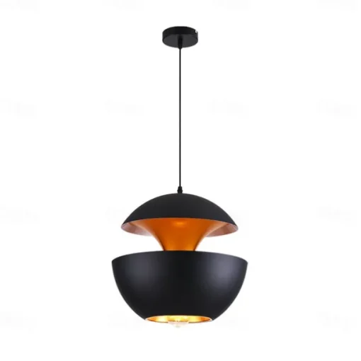 LED Pendant Light Ceiling Lamp 25cm 35cm Round Simple Design Black Gold WhiteGold E27/E26 I LED Lamp Restaurant Ceiling Lamp Study Bar Bedroom Lamp AC220V AC110V