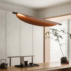 LED Pendant Light 70cm/105cm Island Lights Dimmable Line Design Metal Minimalist Painted Finishes Dining Room Kitchen Lights 110-240V