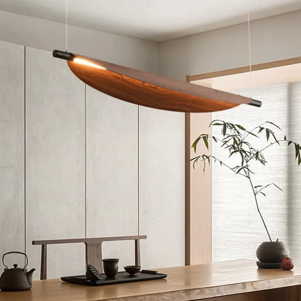 LED Pendant Light 70cm/105cm Island Lights Dimmable Line Design Metal Minimalist Painted Finishes Dining Room Kitchen Lights 110-240V