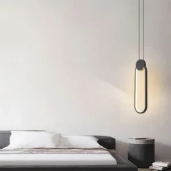 LED Pendant Light Island Light Modern Bedside Light Round Square Rectangle Metal Style Geometrical Minimalist Painted Finishes Contemporary 110-120V 220-240V