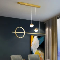 LED Pendant Light Kitchen Island Light Modern Black Gold 80cm Lantern Desgin Pendant Light Metal Painted Finishes Modern 220-240V 110-120V